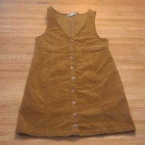 O'Neill Brown Corduroy Mini Dress